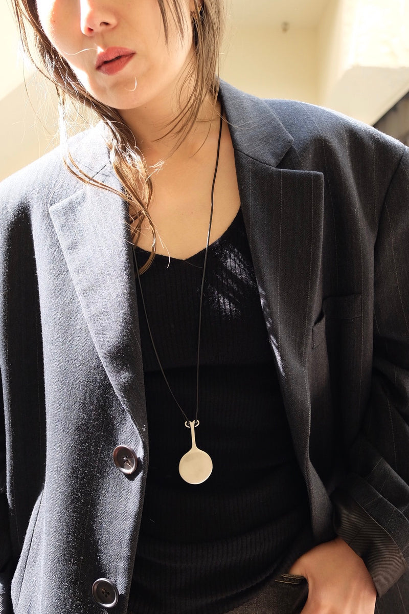 アクセサリー R.ALAGAN/SMALL SHOKA MIRROR NECKLACE R.ALAGAN / ララガン】IKEBANA RING WITH CODE Exclusive