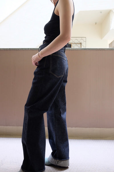 DENIM STRAIGHT PANTS