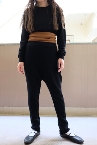 wool knit pants