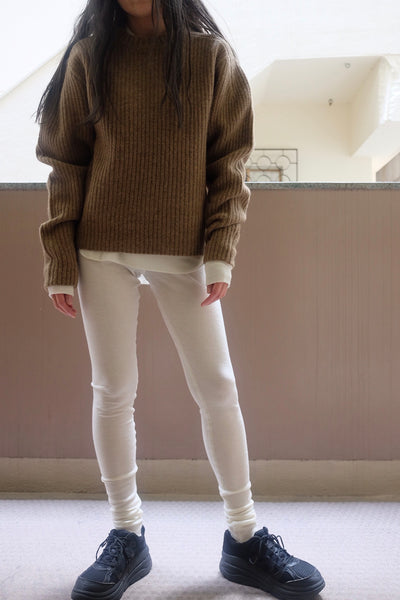 wool rib pants