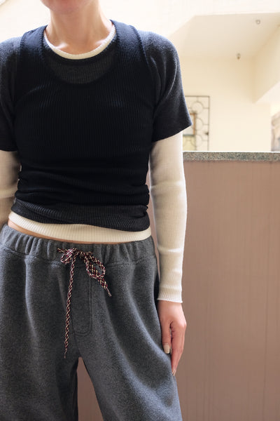 wool tereko long tee