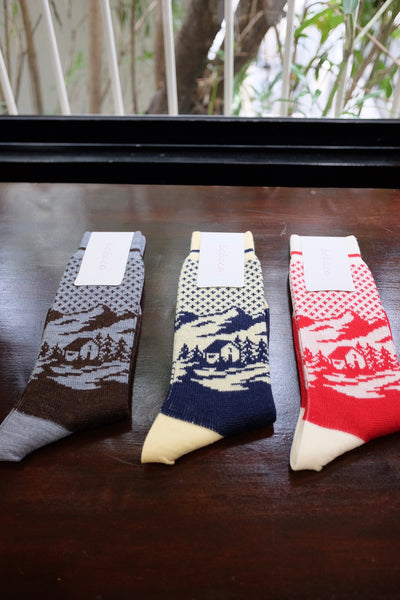 Landscape Jacquard Socks