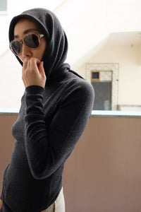 CASHMERE CREW-NECK BODYSUIT