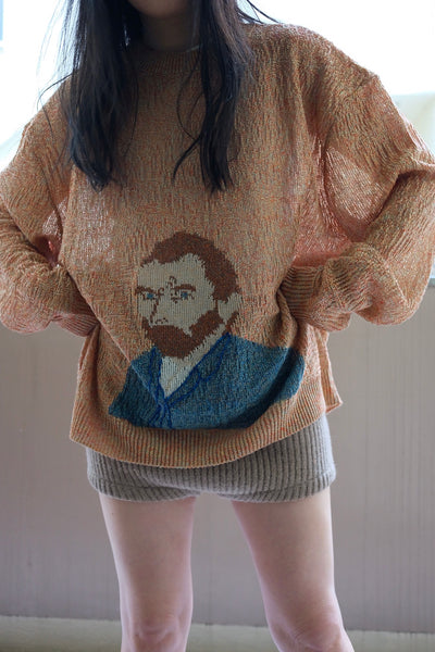 Wavy Linen Van Gogh