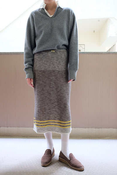Slub Knit Skirt