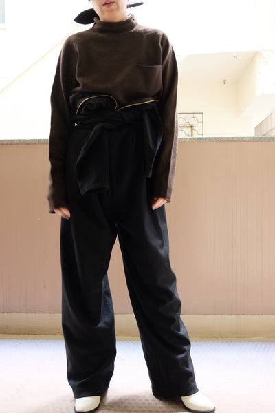 washed wool jumpsuits