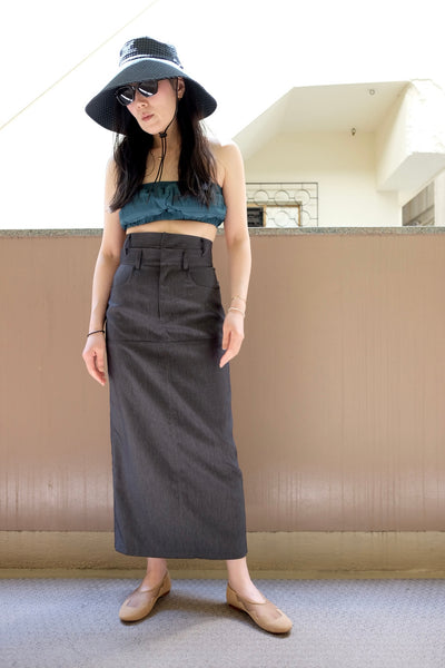 Denim like skirt