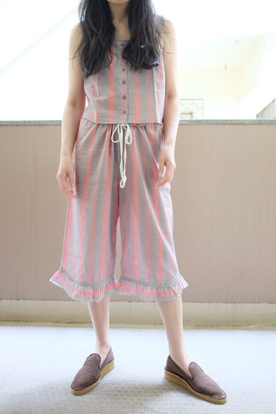 Striped khadi camisole
