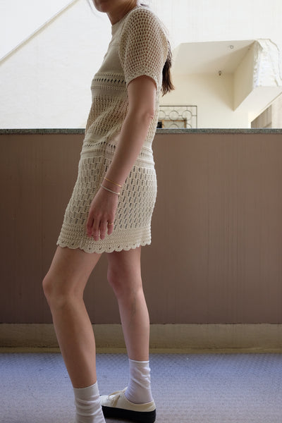 various pattern knit dress