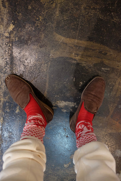 Landscape Jacquard Socks