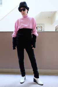 Turtleneck midi knit