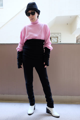 Turtleneck midi knit