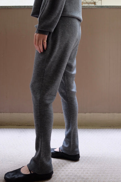 wool knit pants