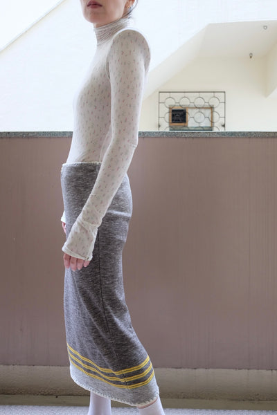 Slub Knit Skirt