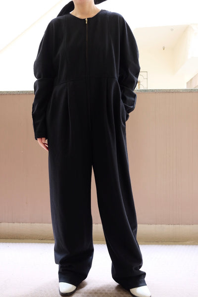 washed wool jumpsuits