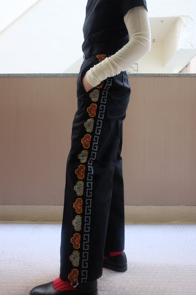 embroidery pants