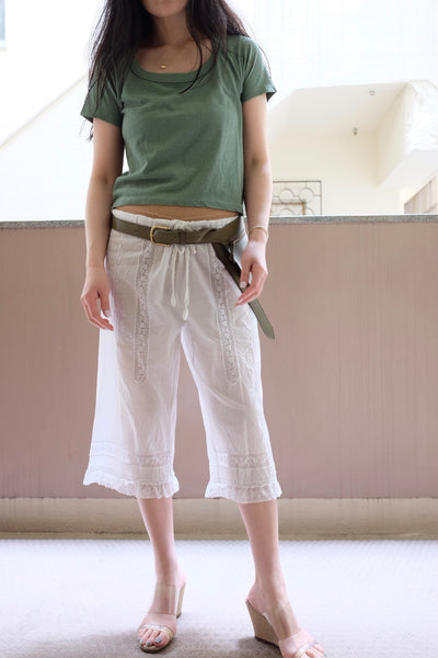 Khadi cropped pants