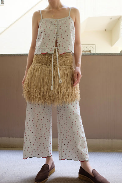 Seersucker pajama pants