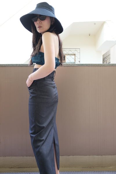 Denim like skirt
