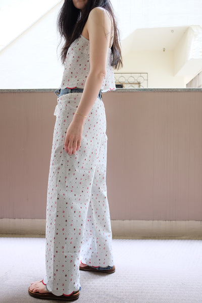 Seersucker pajama pants