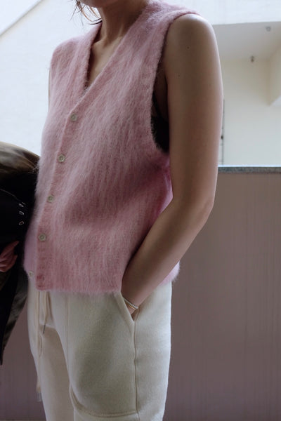 mohair vest