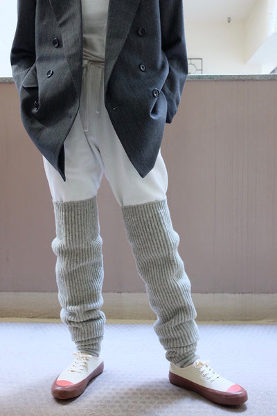 SHETLAND RIB STITCH TIGHT-HIGH SOCKS
