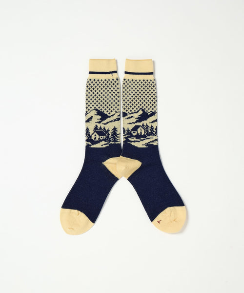 Landscape Jacquard Socks