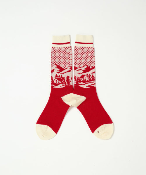 Landscape Jacquard Socks