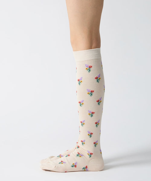 Small Bouquet Knee High Socks