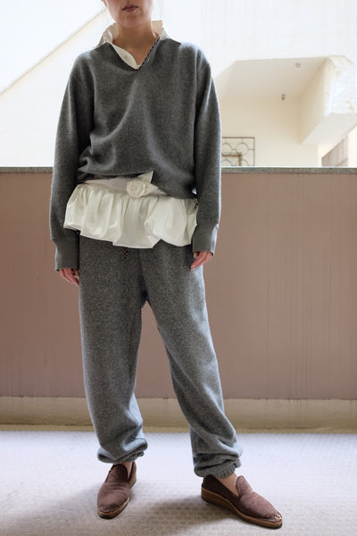 Wool French Terry Track Pants