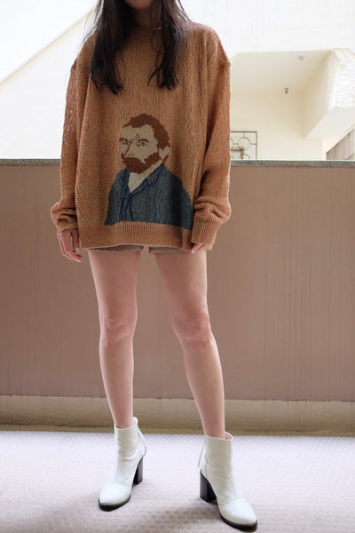 Wavy Linen Van Gogh