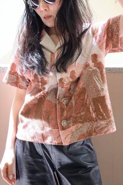 pile jacquard shirt