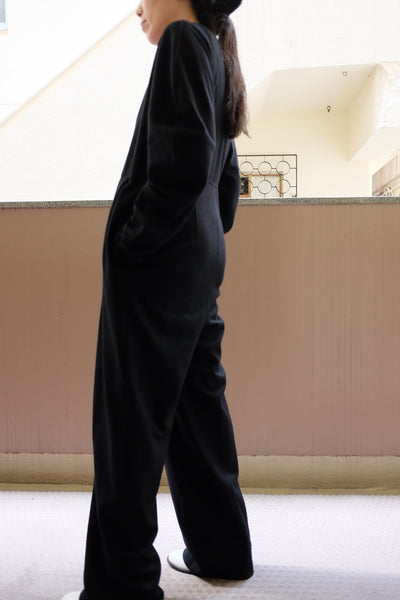 washed wool jumpsuits