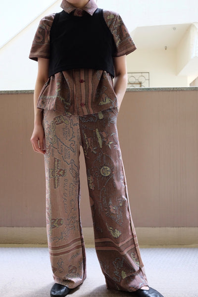 souvenir map pants