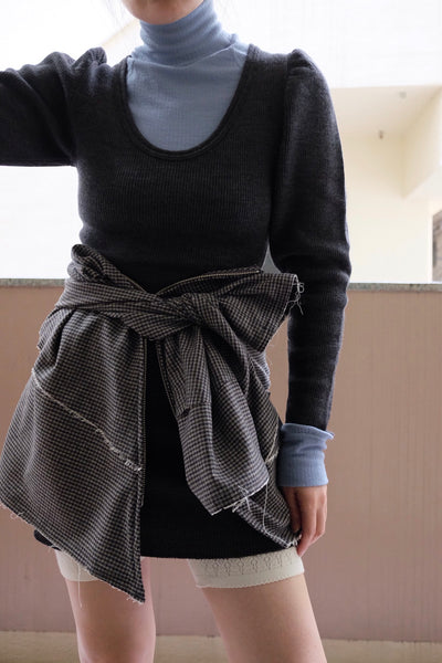 houndstooth diagonal shirts