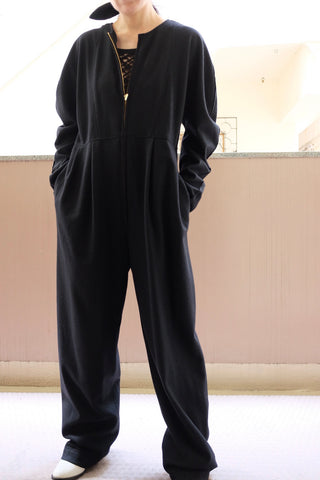 washed wool jumpsuits