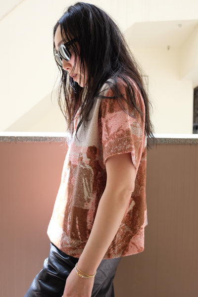 pile jacquard shirt
