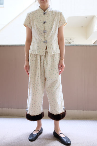 Double Napped Flannel Lounge Top