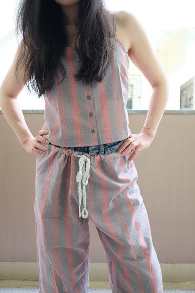 Striped khadi camisole
