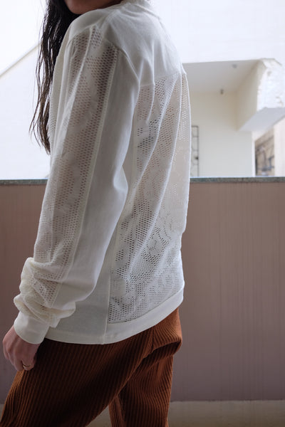 mesh flower tee