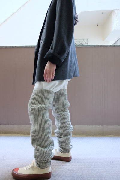 SHETLAND RIB STITCH TIGHT-HIGH SOCKS