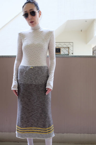 Slub Knit Skirt