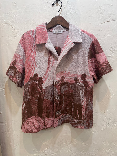 pile jacquard shirt