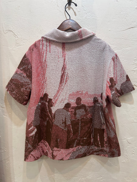 pile jacquard shirt