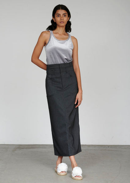 Denim like skirt