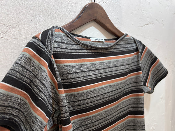 Grandrelle multi stripe bodysuit