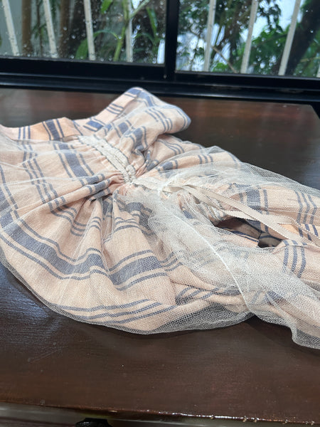 Striped khadi head cap