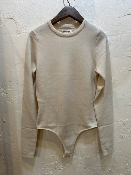 CASHMERE CREW-NECK BODYSUIT