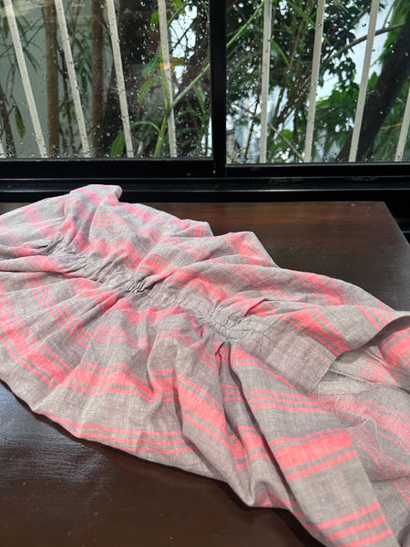 Striped khadi head cap