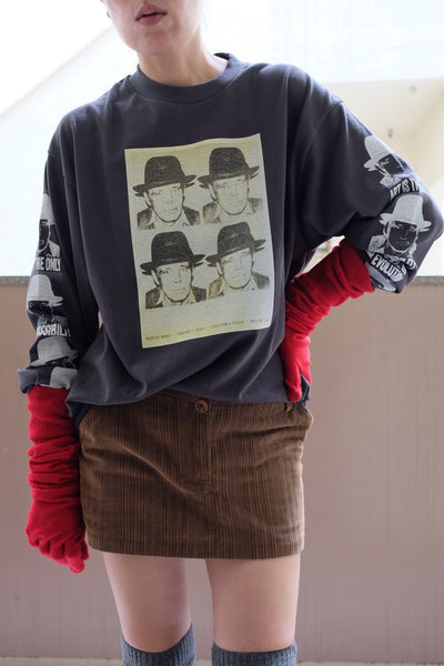 Joseph Beuys Warhol Long Sleeve T-shirt